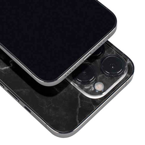 Black Marble iPhone 14 Pro Skin